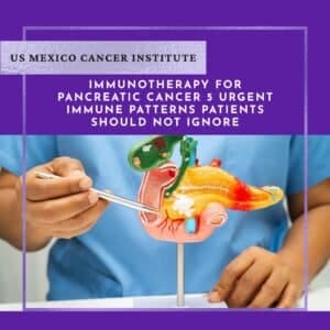 Immunotherapy for Pancreatic Cancer 5 Urgent Immune Patterns Patients Should Not Ignore